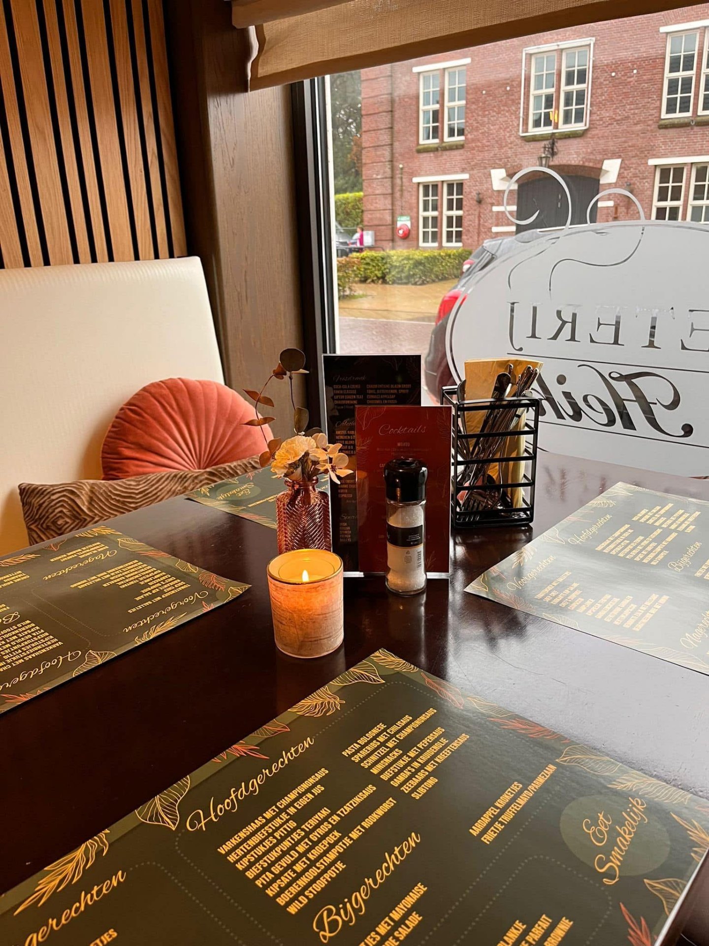 Sfeer in het restaurant