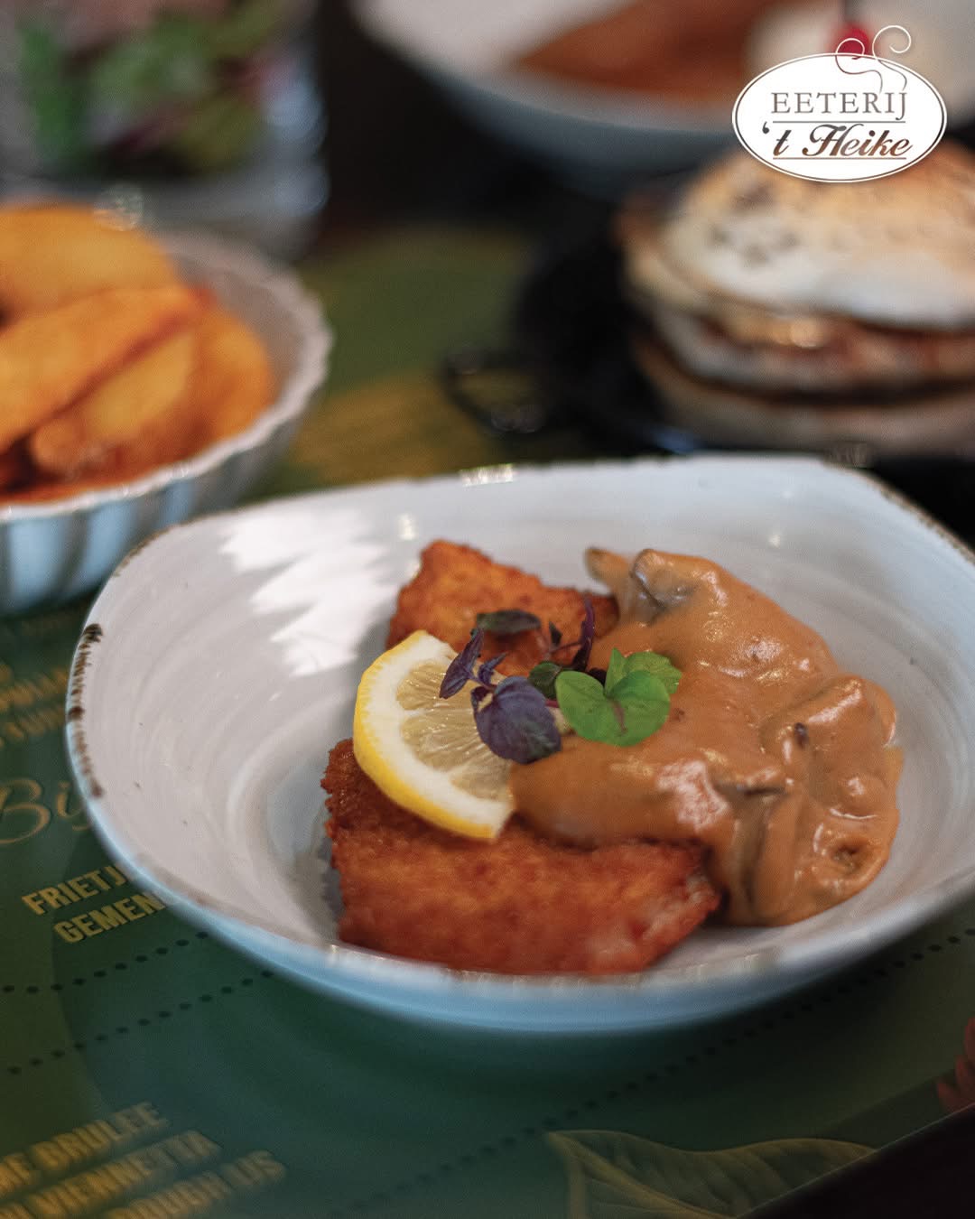 Schnitzel bij Eeterij 't Heike